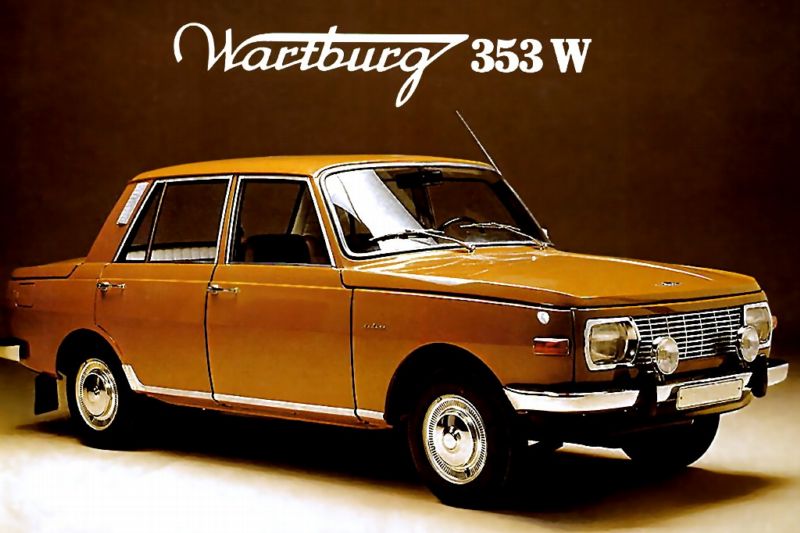 Kdysi častý uživatel československých silnic - Wartburg 353.