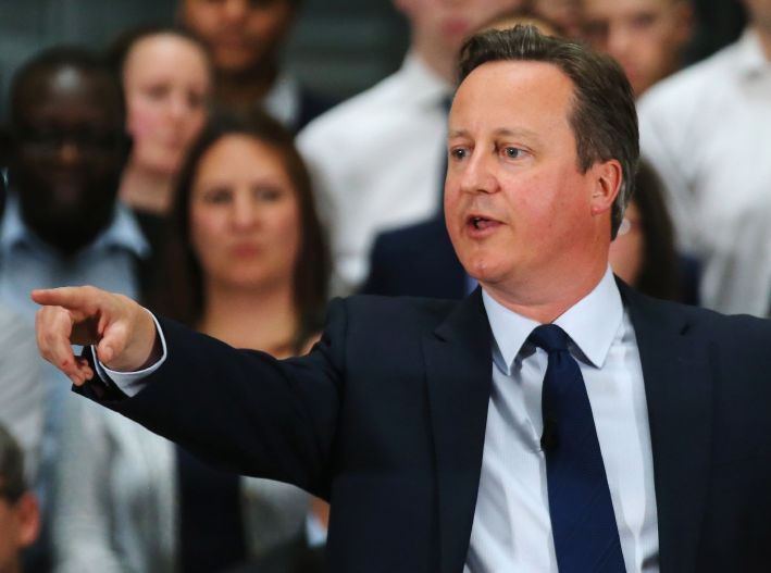 Britský premiér David Cameron.