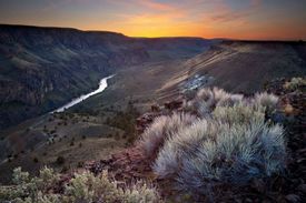 Kaňon Owyhee v Oregonu.