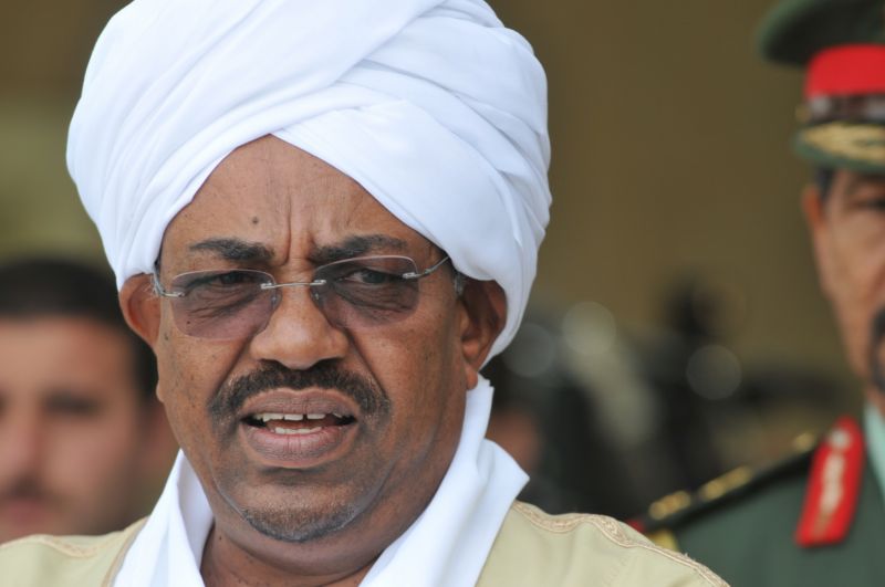 Súdánský prezident Umar Bašír. Súdánský prezident Umar Bašír.