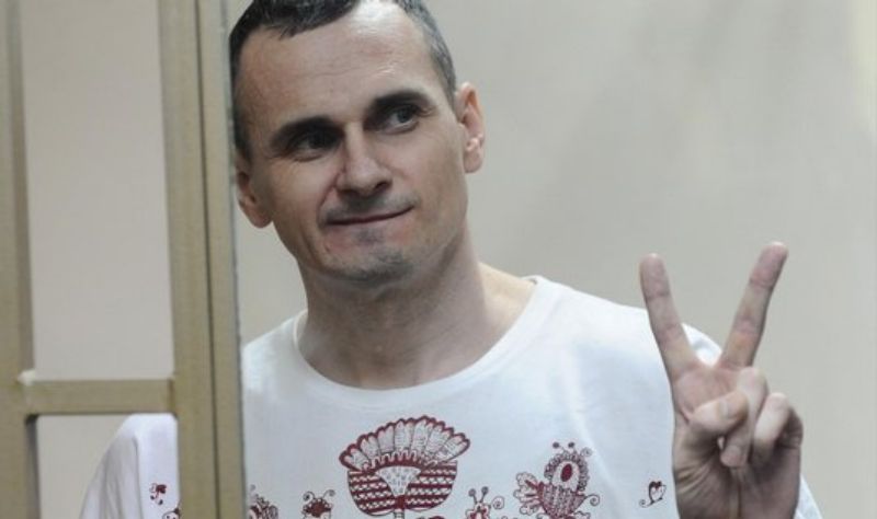 Ukrajinský režisér Oleg Sencov. Ukrajinský režisér Oleg Sencov.