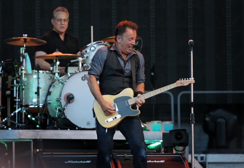Zpěvák Bruce Springsteen.