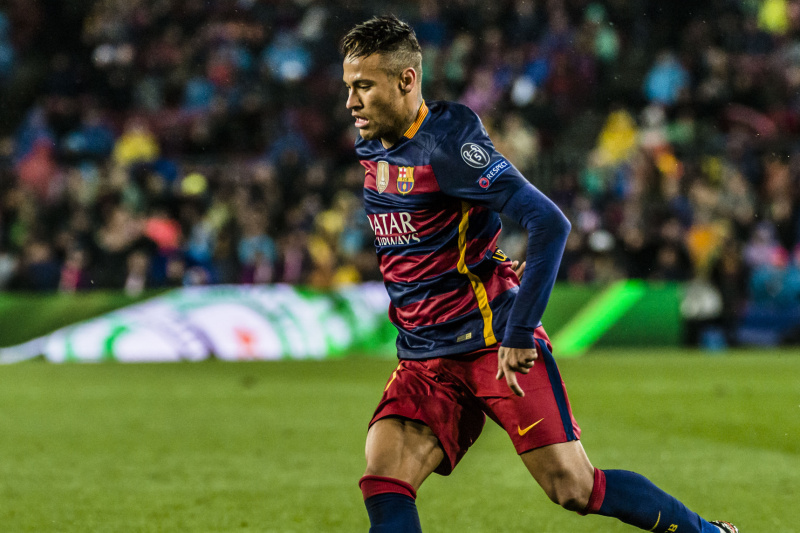 Brazilský útočník Neymar.