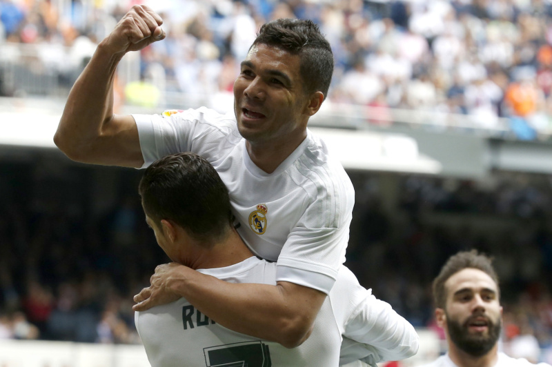 Radost fotbalistů Realu Madrid.