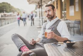 Garden Beer. Moskevští hipsteři zde ochutnávají domácí pivo "made in Russia" (ilustrační foto).