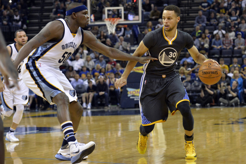 Utkání Golden State v Memphisu.