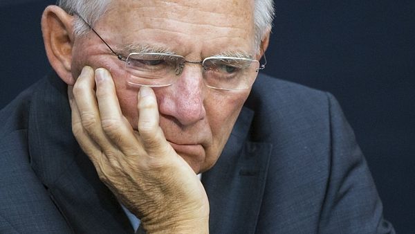 Německý ministr financí Wolfgang Schäuble.