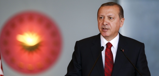Turecký prezident Recep Tayyip Erdogan.  