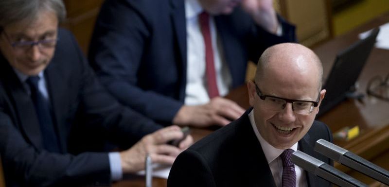 Premiér Bohuslav Sobotka. Premiér Bohuslav Sobotka.