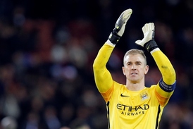 Brankář Manchesteru City Joe Hart.