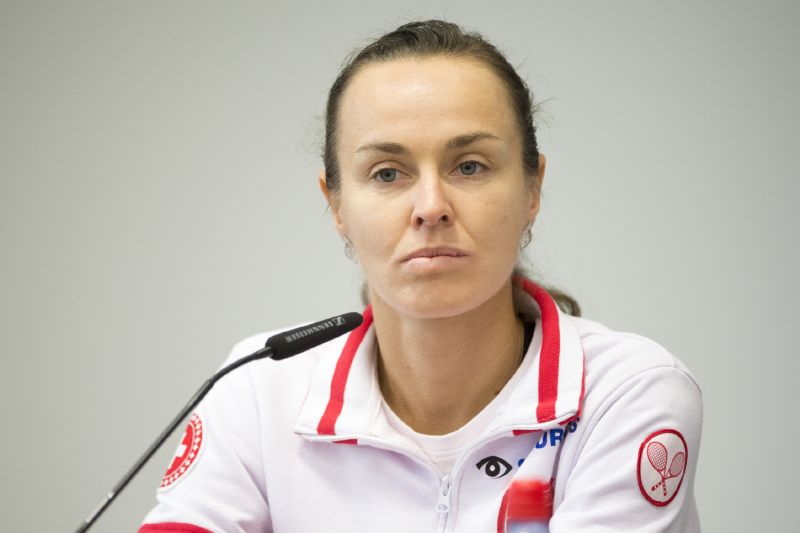 Tenistka Martina Hingisová. 