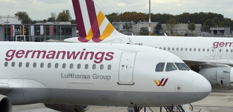 Letadlo společnosti Germanwings. Letadlo společnosti Germanwings.