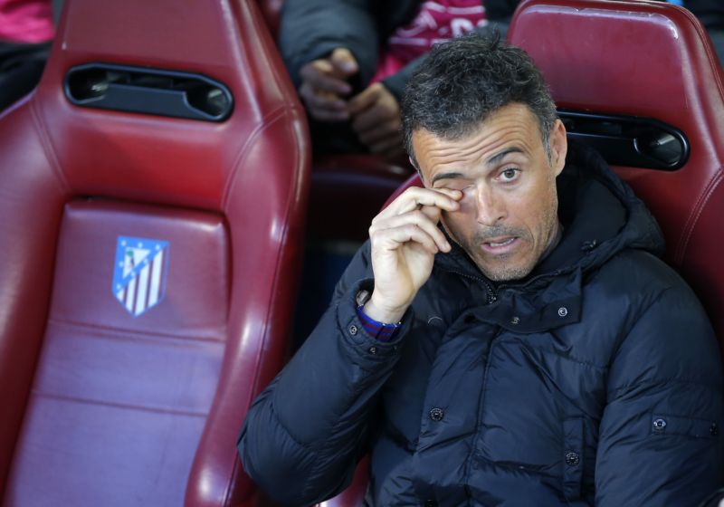 Luis Enrique, trenér Barcelony.