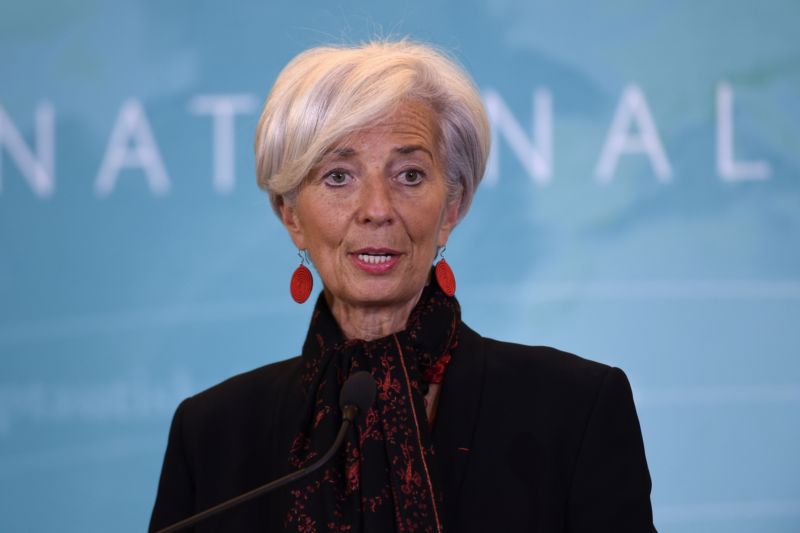 Ředitelka fondu Christine Lagardeová.