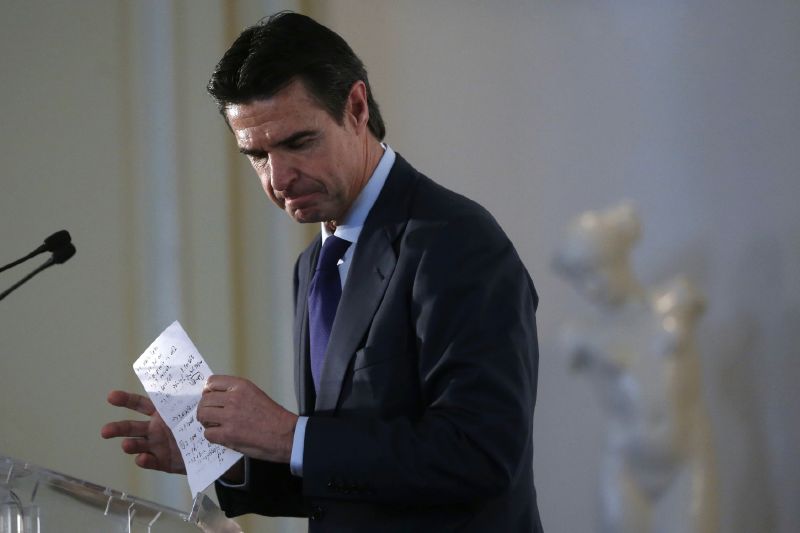 Španělský ministr průmyslu José Manuel Soria.