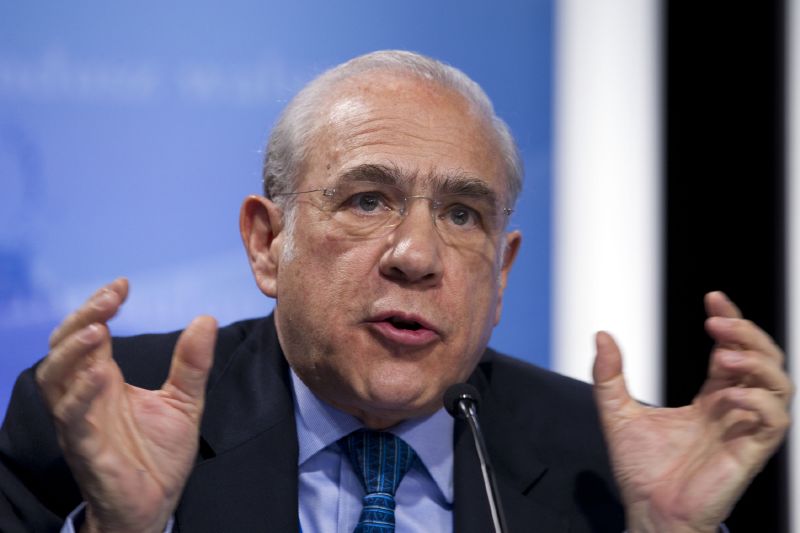 Šéf Organizace pro hospodářskou spolupráci a rozvoj José Ángel Gurría.