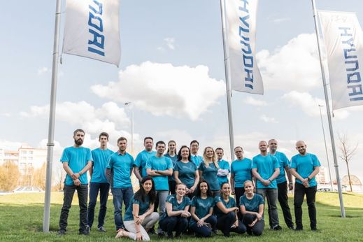 Za každý uběhnutý kilometr věnovala společnost Hyundai organizaci jednu korunu.