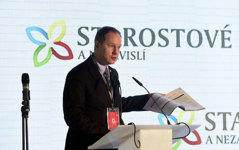 Zastupující předseda hnutí Starostové a nezávislí (STAN) Petr Gazdík.