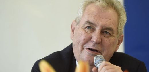 Prezident Miloš Zeman.