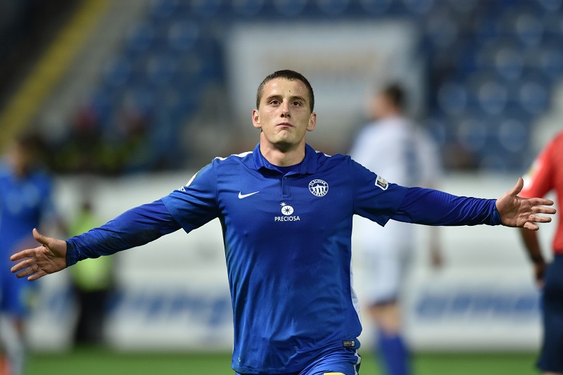 Albánský fotbalista Herolind Shala.