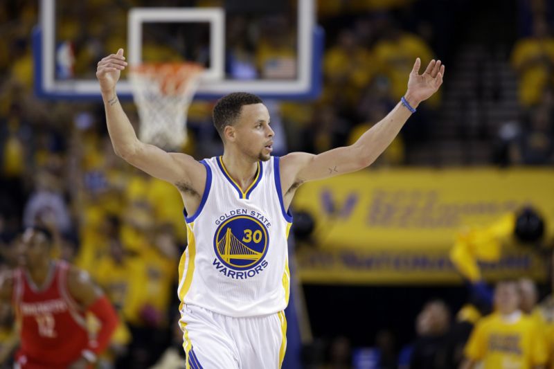 Basketbalista Golden State Warriors Stephen Curry.