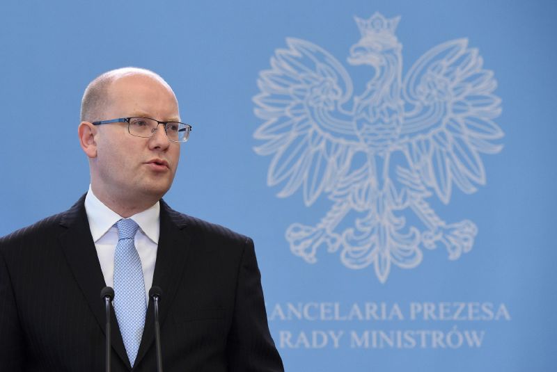 Premiér Bohuslav Sobotka.