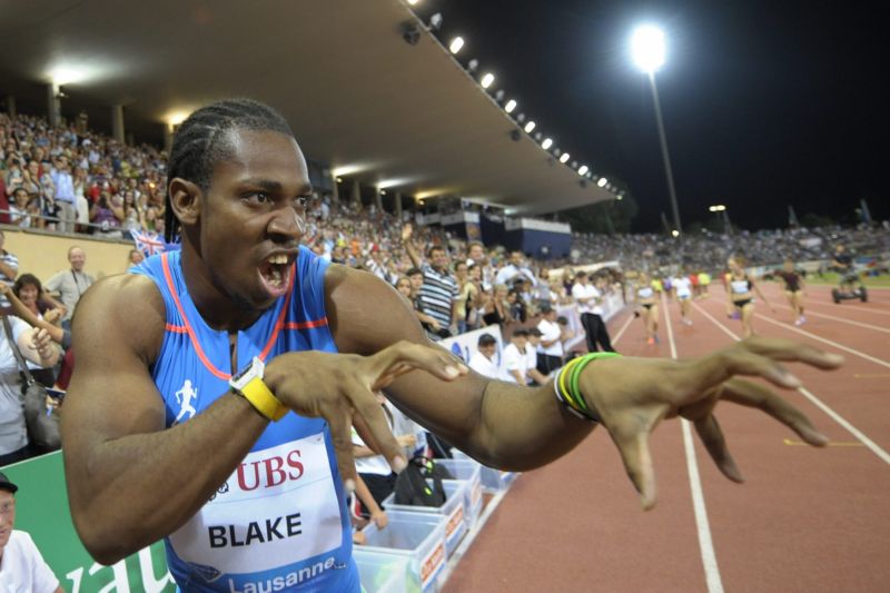 Jamajský sprinter Yohan Blake.