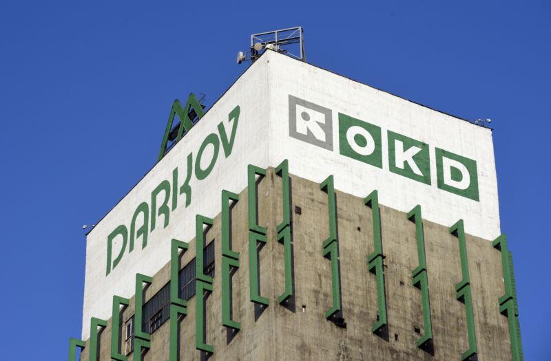 Skipová věž OKD. Důl Darkov. Skipová věž OKD. Důl Darkov.
