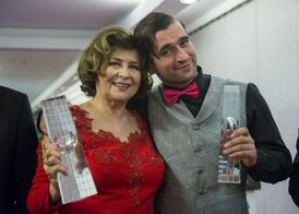 Vašaryová s cenou Slnko v sieti.