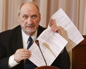 Polský ministr obrany Antoni Macierewicz.