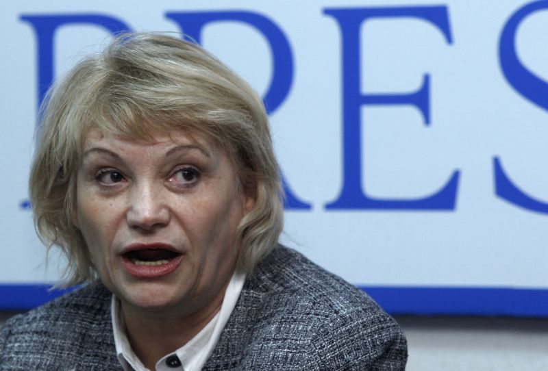Šéfka Golosu, aktivistka Lilija Šibanovová.