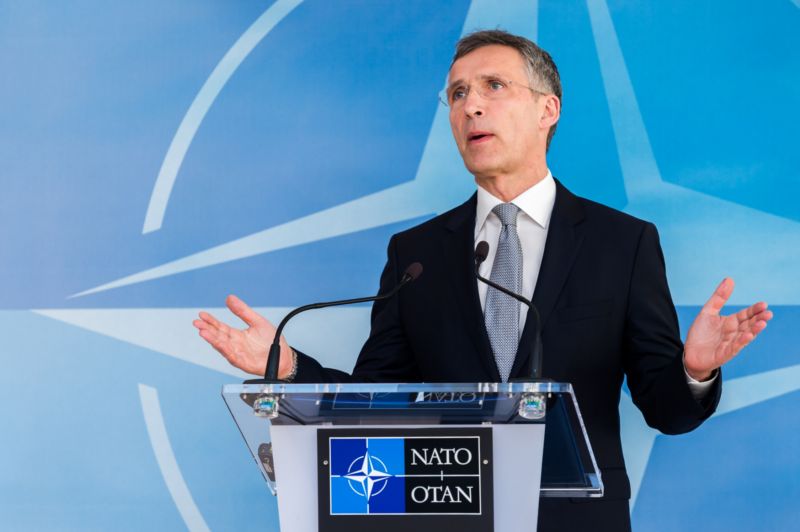 Generální tajemník aliance Jens Stoltenberg.
