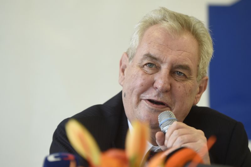 Prezident Miloš Zeman.