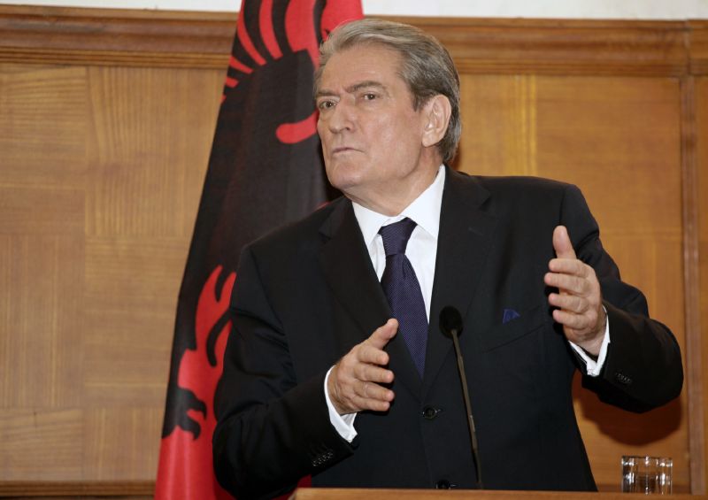 Bývalý albánský prezident i premiér Sali Berisha.