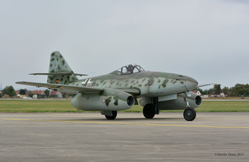 Na Aviatické pouti se předvede i proudový Messerschmitt přezdívaný Švalbina. Na Aviatické pouti se předvede i proudový Messerschmitt přezdívaný Švalbina.