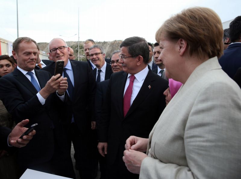 Evropští politici v Turecku. Evropští politici v Turecku.