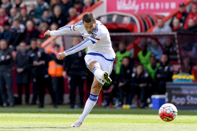 Fotbalista londýnské Chelsea Eden Hazard.