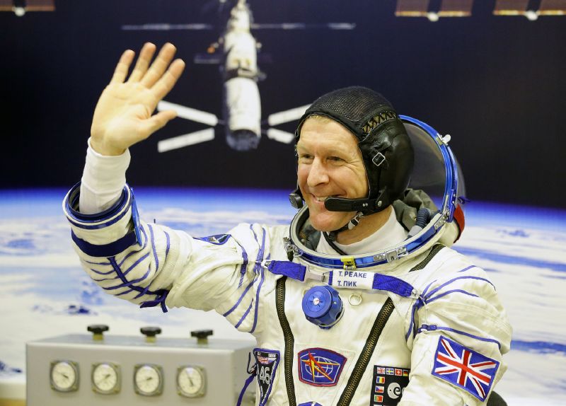 Britský astronaut Tim Peake.
