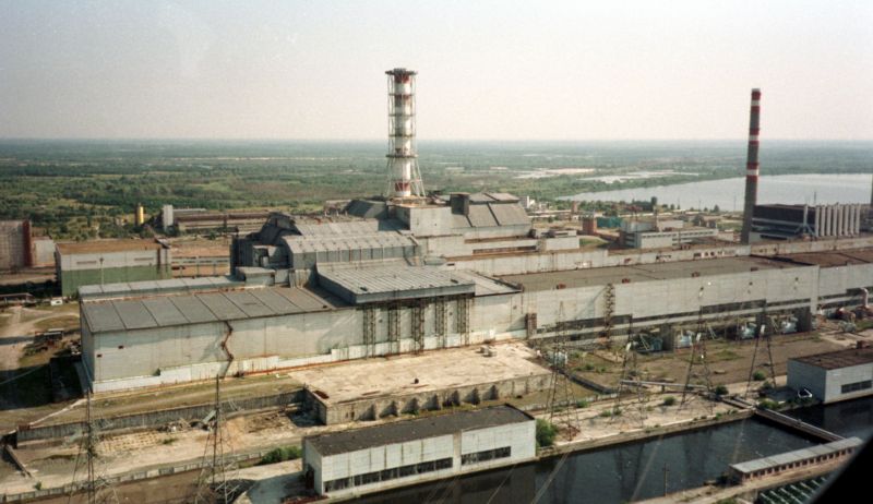 Jaderná elektrárna Černobyl. 