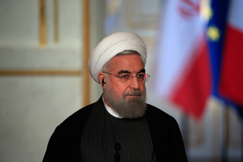 Íránský prezident Hasan Rúhání.