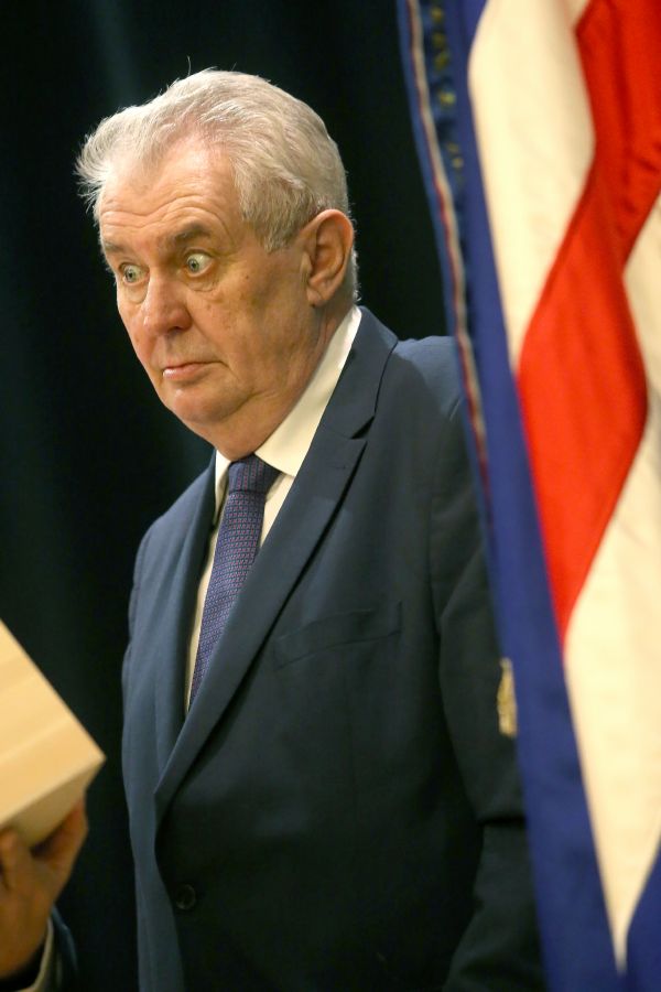 Prezident republiky Miloš Zeman.