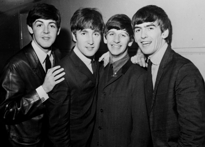Zleva Paul McCartney, John Lennon, Ringo Starr, George Harrison.