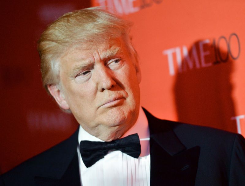 Republikánský prezidentský kandidát Donald Trump.