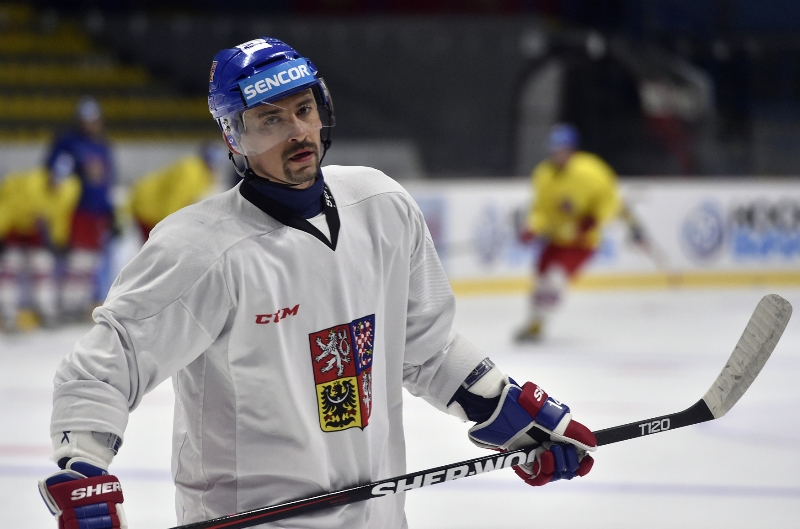 Kapitán české hokejové reprezentace Tomáš Plekanec.