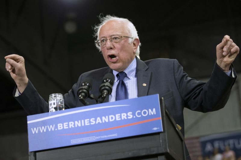 Vermontský senátor Bernie Sanders.