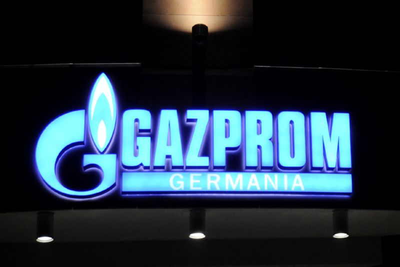Logo Gazpromu.