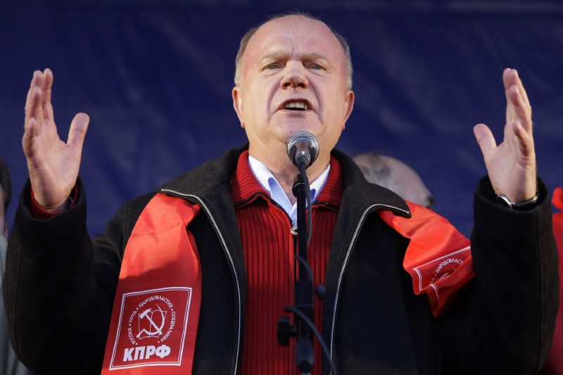 Ruský politik Gennadij Zjuganov.