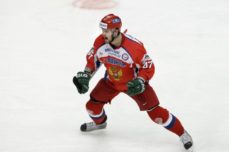 Útočník CSKA Moskva Alexandr Radulov.