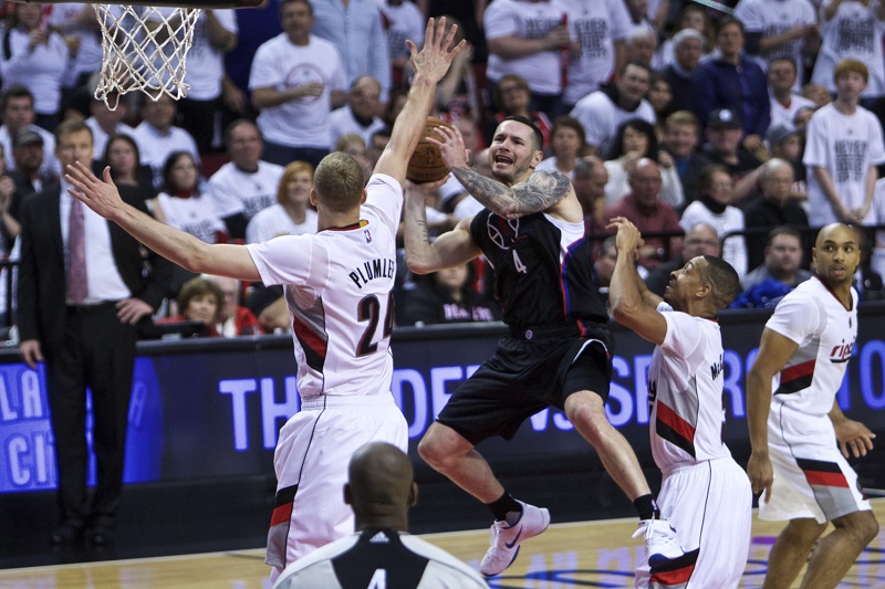 Basketbalisté Portlandu otočili proti Los Angeles Clippers sérii z 0:2 na zápasy a po čtyřech výhrách v řadě postoupili do druhého kola play-off (ilustrační foto).
