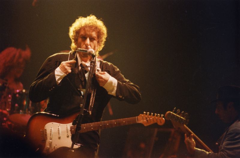 Hudebník Bob Dylan.